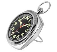 Uncovered Montre de poche mécanique pour homme avec chaîne, cadran romain découvert, montre de poche mécanique pour homme, MW169, Rétro