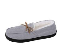 und Winter warme Freizeitschuhe Frauen Bogen runden Kopf Full Package Home Oberbekleidung Baumwollschuhe Chaussons Pour Intérieur Et Extérieur (Grey, 40)