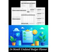 Undated 24-Month Budget Planner: A Practical Money Management Tracker for Young Adults, College Graduates, and First-Time Professionals, 8.5x11 Inch. 155 pages.
