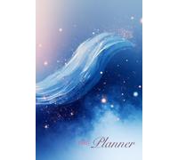 Undated Daily Planner 6x9 - 200 Pages to Plan Your Day, Track Meals, Water Intake, Mood & Priorities