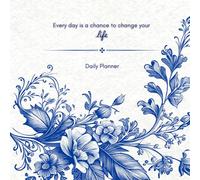 Undated Daily Planner - Start Anytime of the Year | Habit & Mood Tracker | 200 Pages: First Step to achieve great things in life and organize your day