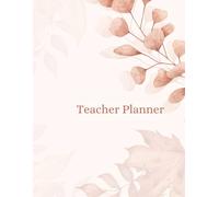 Undated Minimalist Teacher Planner | Pink