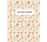 Undated Rose Boho Teacher Planner: Lesson Planning Book for Teachers in lage format