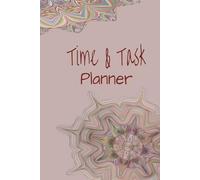Undated Time & Task Planner: Designed with space for monthly, weekly, and daily planning, priorities, goals, notes, to-do lists, and vacation plans.