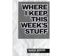 Undated Weekly Planner: To Do List, Weekly Goals, and Habit Tracker Notebook