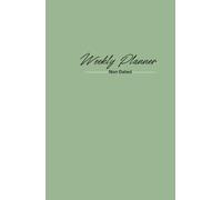 Undated Weekly Planner with To-Do list, Top Priorities, Week Goal & Habit Tracker, Notes Section, Important Dates Calendar