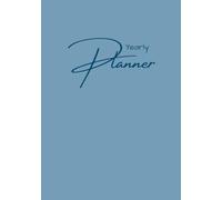 Undated Yearly planner, Well-being journal, Goals tracker, Daily organiser, Gratitude journal: With space for monthly and weekly reflection: 759fb8