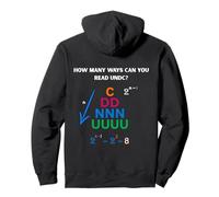 UNDC Puzzle | Combien de façons Pouvez-Vous Le Lire ? Sweat à Capuche
