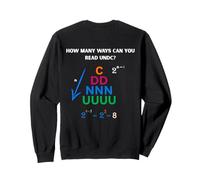 UNDC Puzzle | Combien de façons Pouvez-Vous Le Lire ? Sweatshirt