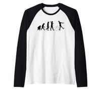 Undead Evolution Une évolution Amusante avec des Zombies Manche Raglan