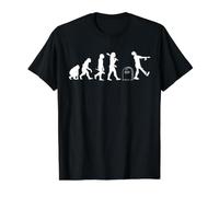 Undead Evolution Une évolution Amusante avec des Zombies T-Shirt Graphique avec Valeur, Homme, Noir, XL