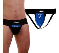 Undeez sous-vêtement pour vasectomie avec 2 Blocs de Glace sur Mesure et Une Sangle Confortable pour Le Soutien testiculaire et Le soulagement de la Douleur, Noir, Medium