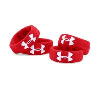 Under Armour 1-Inch Performance Wristband (4 packs) Color Red
