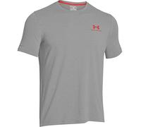 Under Armour 1257616-025 T-Shirt Homme True Gray Heather FR : L (Taille Fabricant : L)
