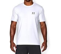 Under Armour 1257616-100 T-Shirt Homme Blanc FR : L (Taille Fabricant : L)