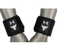 Under Armour 1356684-001-osfa UA Project Rock Wrist Wraps Gants d'entraînement unisexe Noir Taille unique