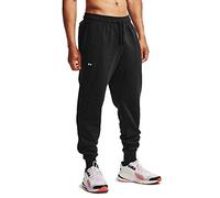 Under Armour 1357128 Rival Pantalon de Sport en Polaire pour Homme, Noir/Blanc Onyx, Taille 4XL