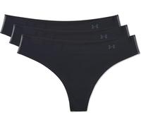Under Armour PS Thong String Pack De 3 Femmes , Couleur: noir , Taille: XS