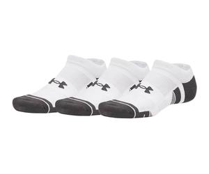 Under Armour 3 paires Performance Tech Invisible Blanc XL