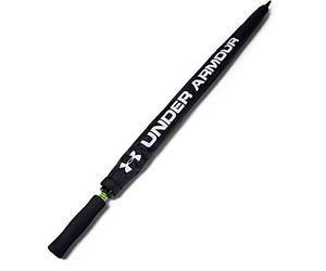 Under Armour 68" Double Canopy Parapluie de golf antivent - Noir/High Vis Jaune