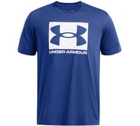 Under Armour Abc Camo Boxed Logo Short Sleeve Bleu S Male
