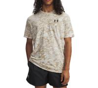 Under Armour T-shirt homme ABC Camouflage - ample, respirant, séchage rapide - Stone/Black L