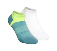 Under Armour AD Run Lite NS Tab Chaussettes De Running Pack De 2 Unités-Blanc, Taille 31.5-36.5