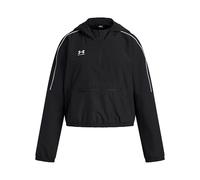 Under Armour Anorak Challenger Filles, Parka Fille déperlante et Respirante, Anorak Fille en Tissu léger et extrêmement résistant, Black/White, YLG, Black/White, YMD