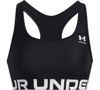Brassière Under Armour HeatGear Mid Branded noir - XS
