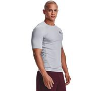 Under Armour Armour Heatgear Compression Short-Sleeve T-Shirt Chemise, Mod Gray (011)/Noir, L Hommes