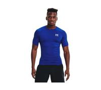 Under Armour Armour Heatgear Compression Short-Sleeve T-Shirt Manches Courtes, Bleu Carolina (475)/Blanc, S Hommes