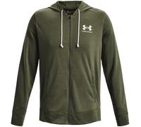 Under Armour Armour Rival Full Zip Hoodie Mens Vert M Male
