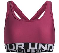 Under Armour Brassière Dos croisé Filles, brassière Sport Confortable et Respirante pour Filles, brassière Fille avec Bretelles croisées, Fuchsia Dusk/White, YLG, Fuchsia Dusk/White, YXL