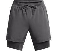 Under Armour Launch 5in 2-in-1 Shorts Gris L Homme