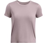 Maillot manches courtes under armour launch run rose femme