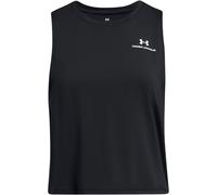 Débardeur court Under Armour Vanish Energy à bretelles noir pour femme - S