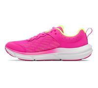 Under Armour Baskets Assert 10 pour fille, (652) Rose rebelle/jaune haute visibilité/blanc, 7 Big Kid