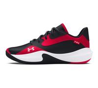 Under Armour Baskets Basses Lockdown 7 Unisexes pour Adulte, (600) Rouge/Noir/Blanc, 12 Women/10.5 Men