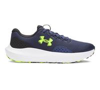 Under Armour Baskets Charged Surge 4 pour Homme, (404) Bleu Marine délavé/Noir/Jaune Haute visibilité, 44.5 EU