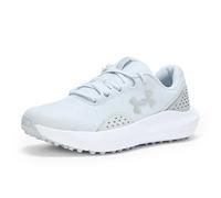 Under Armour Baskets Surge Golf à crampons pour homme, (014) Gris halo/Gris halo/Argent métallisé, 43 EU