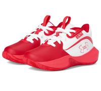 Under Armour Baskets unisexes pour enfant Lockdown 7, (104) Blanc/Rouge/Rouge Racer, 11 Little Kid