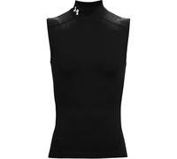 Under Armour Men's HeatGear Armour Compression Mock Sleeveless , Black (001)/White , Medium
