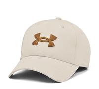 Under Armour Blitzing Cap Stretch Fit Chapeau, (110) Blanc Sommet / / Ocre Jaune, L/XL Homme