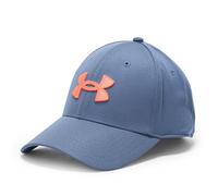 Under Armour Blitzing Casquette Stretch pour Homme, (046) Gris averse/Feu, S/M