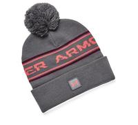Under Armour UA Men's Halftime Pom Beanie Bonnet OSFM Argent