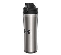 Under Armour Bouteille d'eau en acier inoxydable, isolation sous vide, bouchon de protection auto-drainant, anti-fuite, pour enfants et adultes, tous les sports, salle de sport