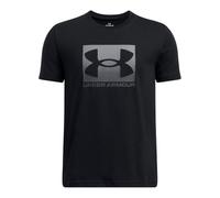 Under Armour Boxed Sports Update Manches Courtes Garçons, T-Shirt garçon Confortable et Respirant, T-Shirt Manches Courtes en Coton mélangé, Black/Pitch Gray, YSM