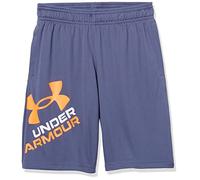 Under Armour Boys' Prototype 2.0 Logo Shorts , Utility Blue (496)/Cerulean , Youth Small