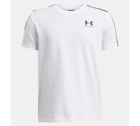 Under Armour - Boys' UA Sportstyle Taped Short Sleeve - T-shirt enfant WHT - XL