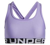 Under Armour Brassière Dos croisé Filles, brassière Sport Confortable et Respirante pour Filles, brassière Fille avec Bretelles croisées, Transparent / / White, YXS